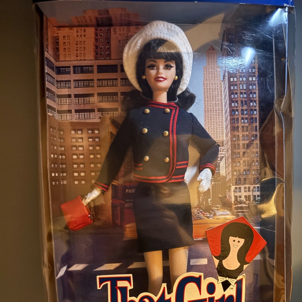 Barbie Collectibles Box with Blue and Black Design THAT GIRL 2002